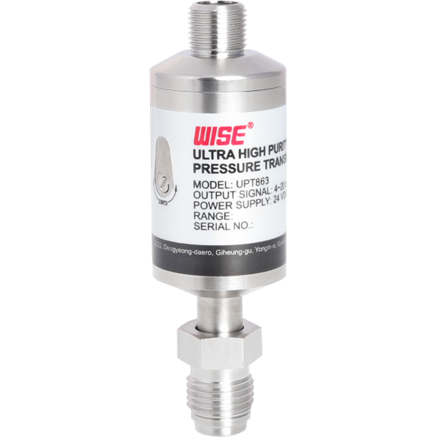 WISE CONTROL INC : Ultra high purity pressure transmitter WISE CONTROL INC : Ultra high purity pressure transmitter